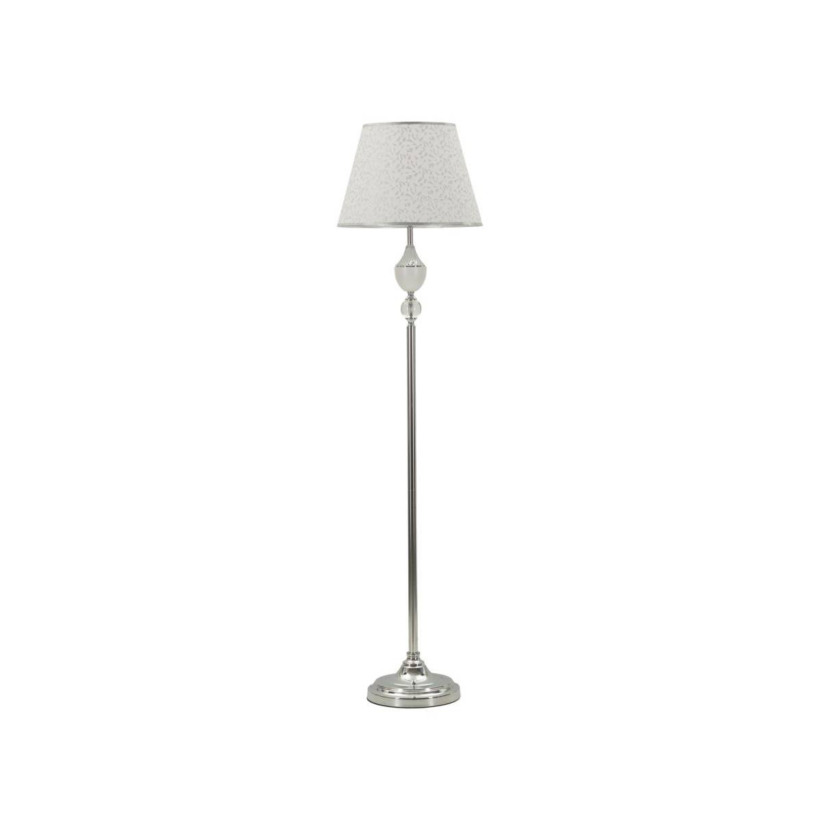 Paris Prix - Lampadaire Design "Kody" 158cm Argent - Image 1