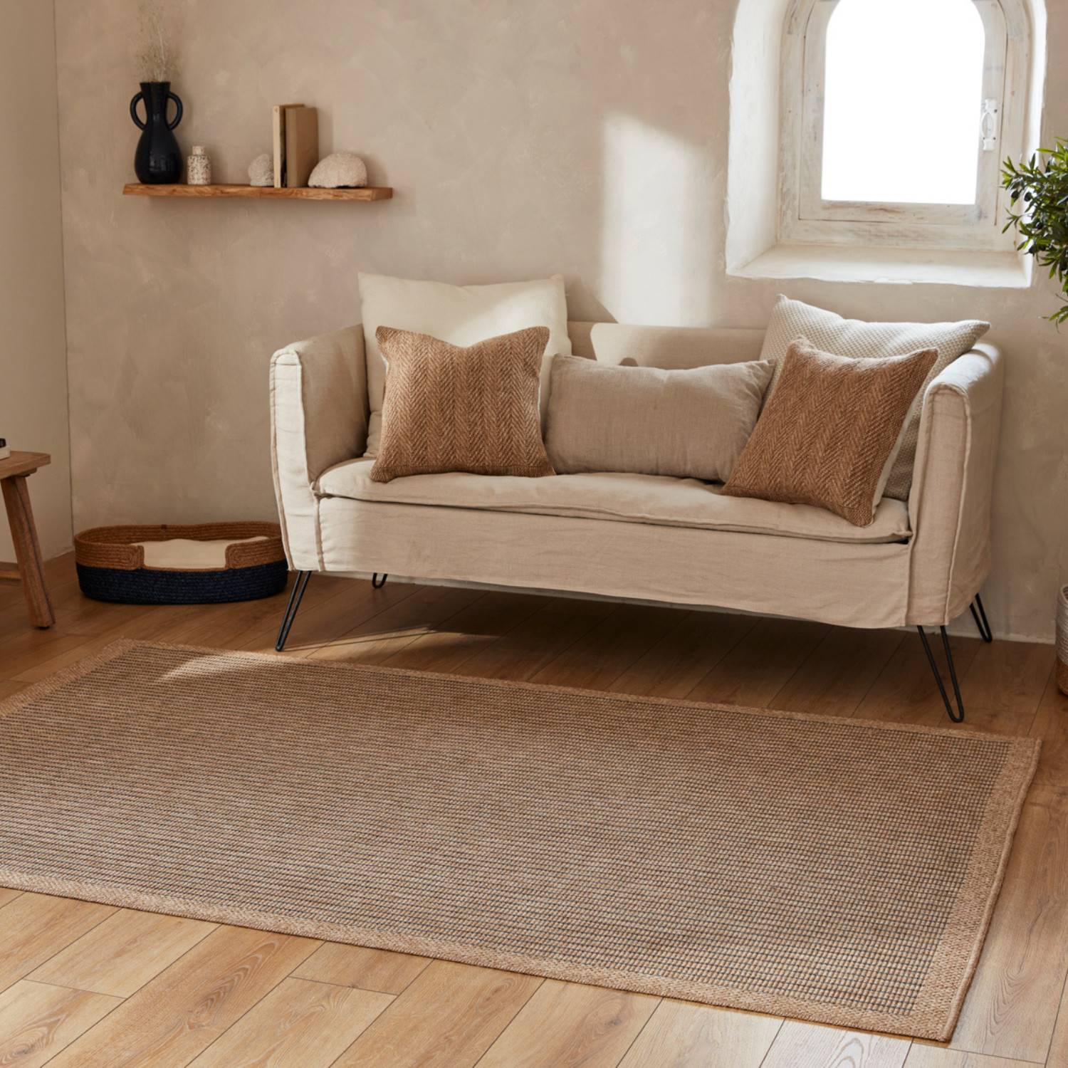 Autre - Tapis intérieur et extérieur naturel 120x170cm - Image 3