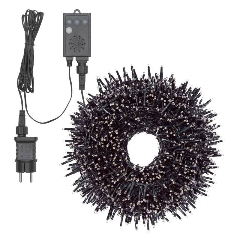 Lotti - Guirlande BOA MiniCluster Musical PIR 2000 LED Blanc Chaud 40m 7 Jeux de Lumière IP44 Lotti - Image 6
