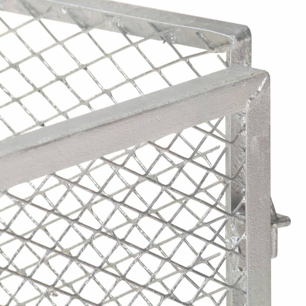 ComfortXL - Grand composteur de jardin 770L en fer galvanisé pour déchets verts Argenté – ComfortXL Outdoor Living - Image 2