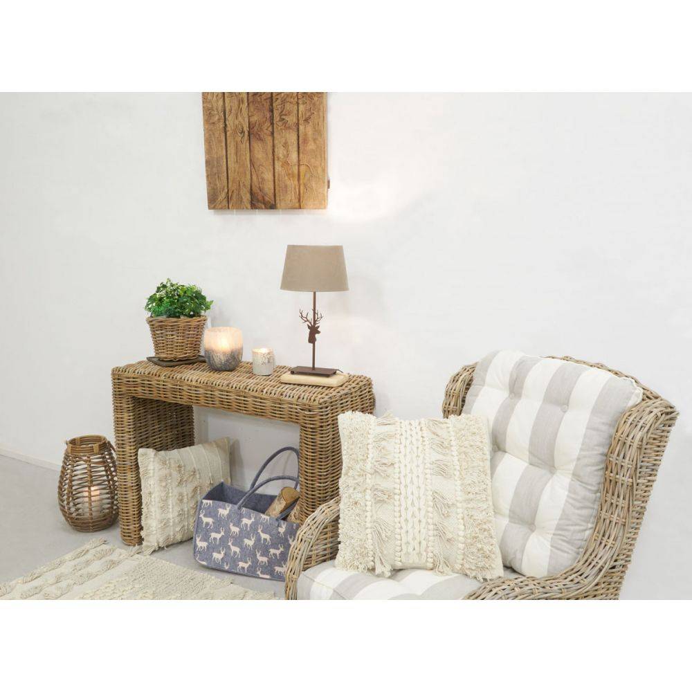 Aubry Gaspard - Coussin en coton Bohème Lot de 3 - Image 4