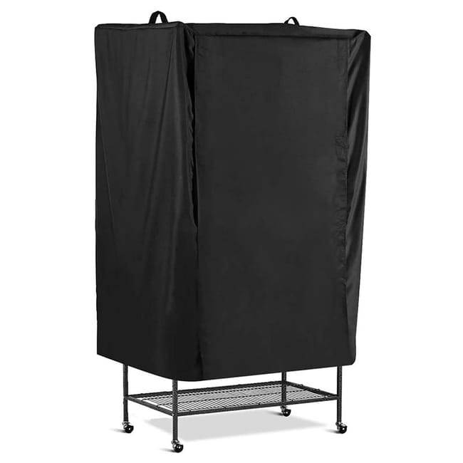 IntiMeg - Housse de protection anti-poussière pour cage à oiseaux, pare-soleil et housse imperméable, accessoires pour cage à oiseaux(80x54x120cm)-Lytech - Image 2