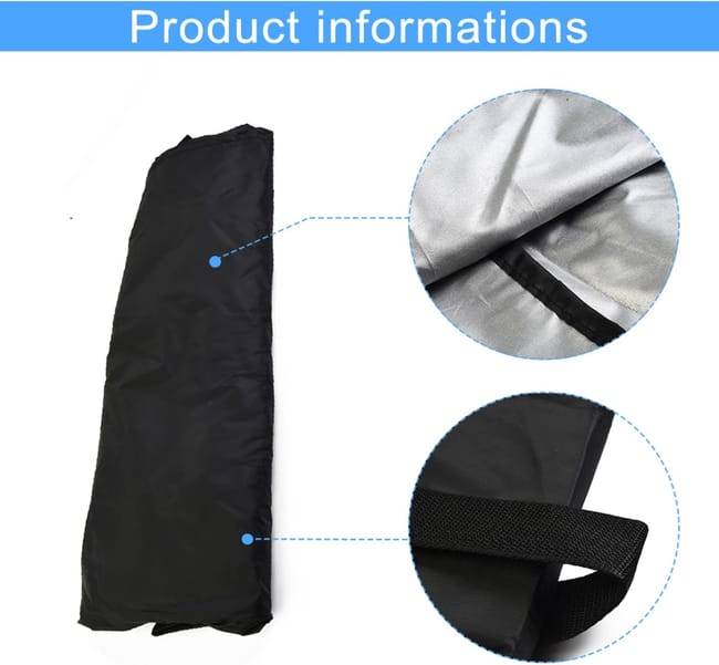 IntiMeg - Housse de protection anti-poussière pour cage à oiseaux, pare-soleil et housse imperméable, accessoires pour cage à oiseaux(80x54x120cm)-Lytech - Image 6