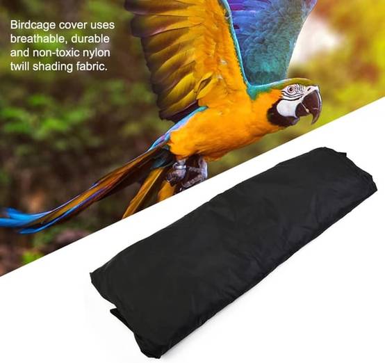 IntiMeg - Housse de protection anti-poussière pour cage à oiseaux, pare-soleil et housse imperméable, accessoires pour cage à oiseaux(80x54x120cm)-Lytech - Image 4