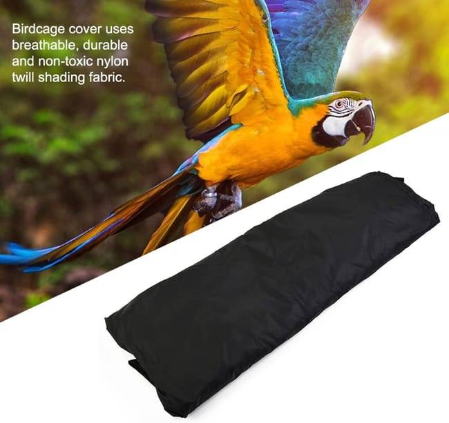 IntiMeg - Housse de protection anti-poussière pour cage à oiseaux, pare-soleil et housse imperméable, accessoires pour cage à oiseaux(80x54x120cm)-Lytech - Image 4