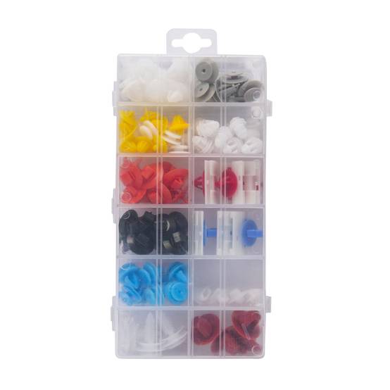Coffret agrafes moulures Renault & Dacia 90 pcs - Image 5
