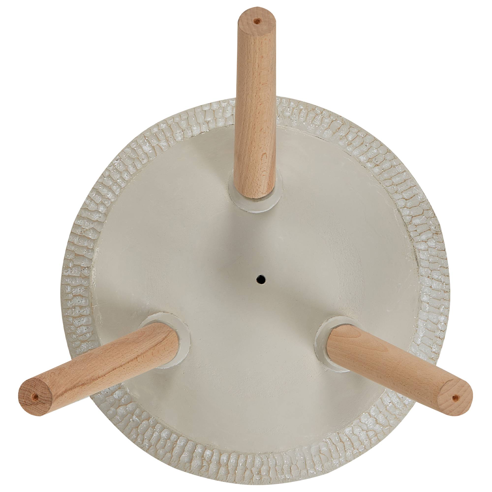 Cache-pot d'extérieur Fibre d'argile Beige ATHAEA - Beliani - Image 4