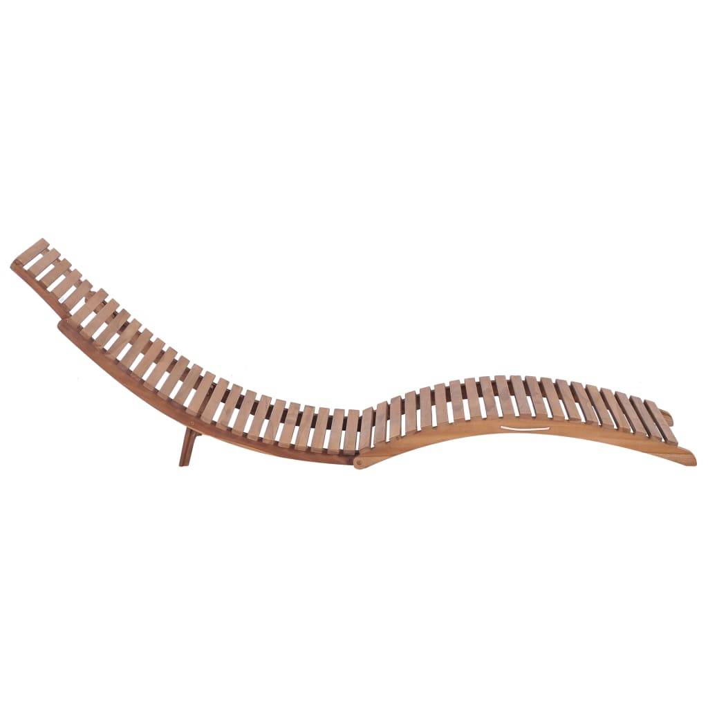 Helloshop26 - Chaises longues pliables 2 pcs bois de teck solide - Image 6