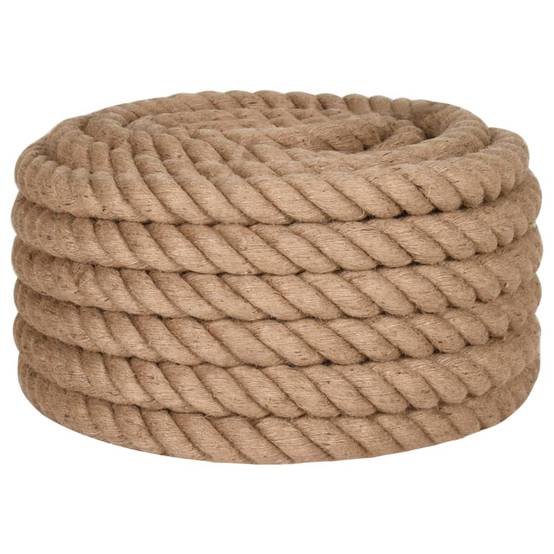 Corde de jute 10 m de long 60 mm d'épaisseur Maison Chic - Image 3