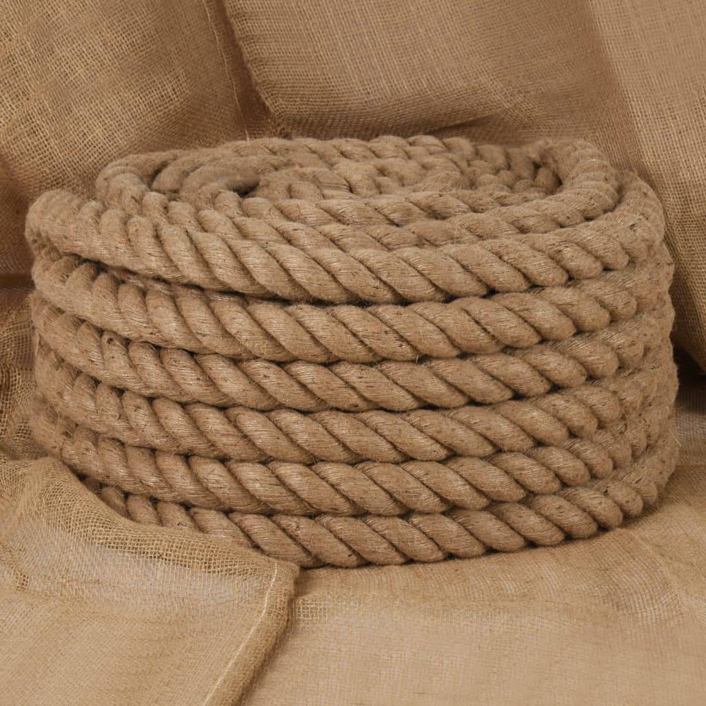 Corde de jute 10 m de long 60 mm d'épaisseur Maison Chic - Image 2
