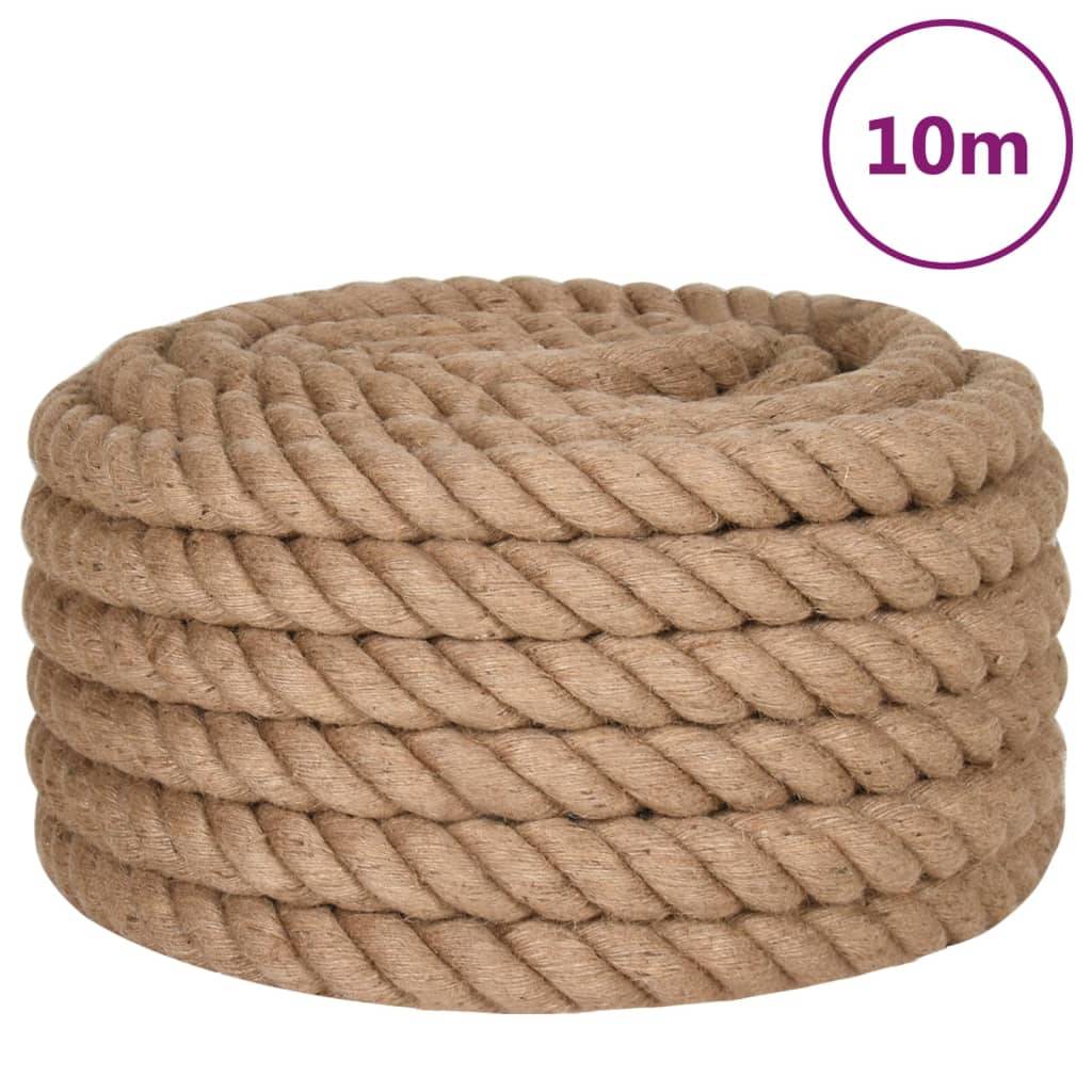 Corde de jute 10 m de long 60 mm d'épaisseur Maison Chic - Image 1
