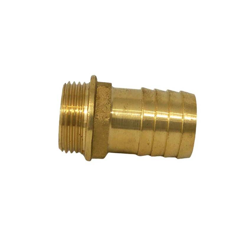 Raccord laiton cannelé embout mâle 26/34 (1'') - Cannelure Ø30mm - Image 3