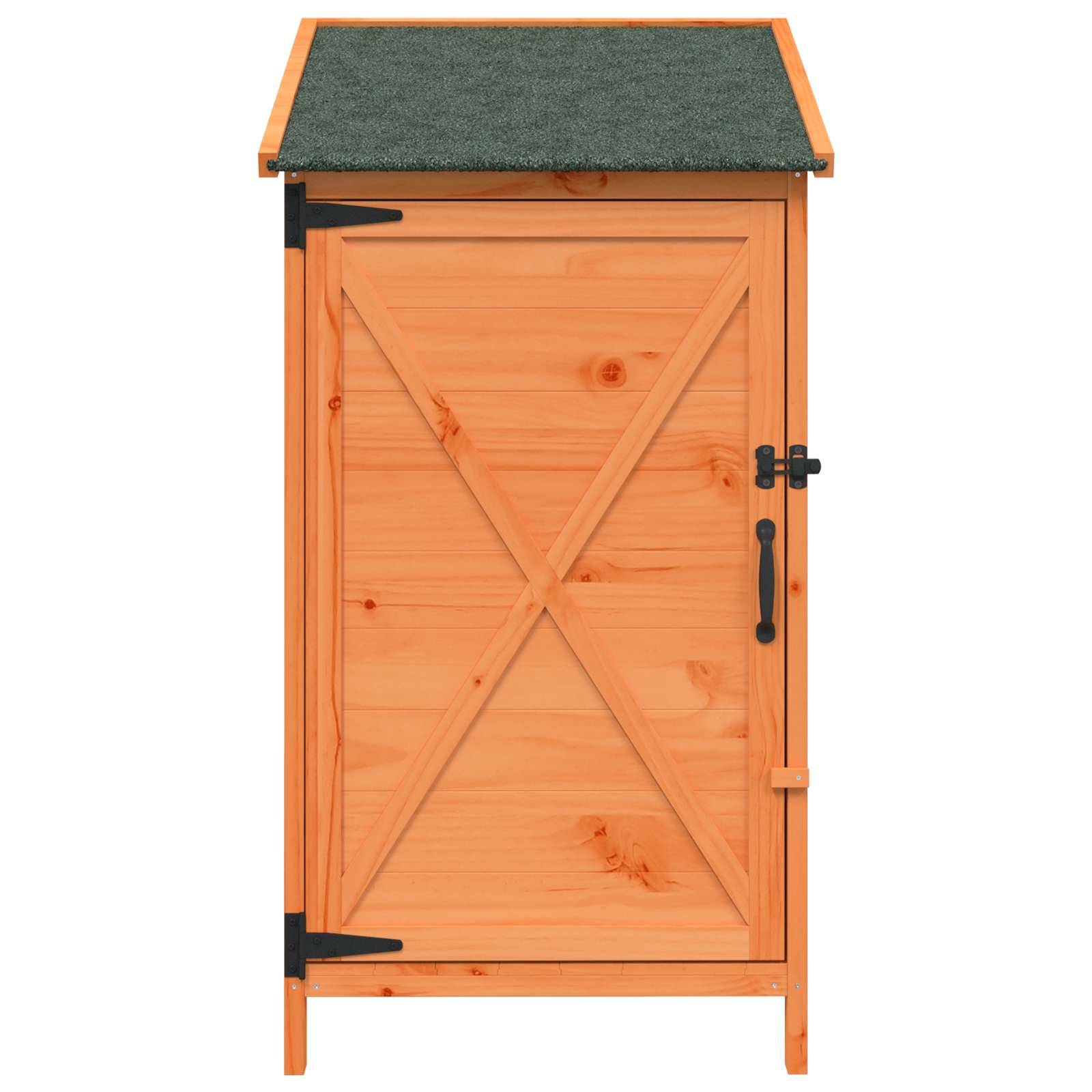 Vidaxl - Abri de jardin Marron 59,5 x 56 x 113,5 cm Bois de Sapin Massif vidaXL 42033471 - Image 6