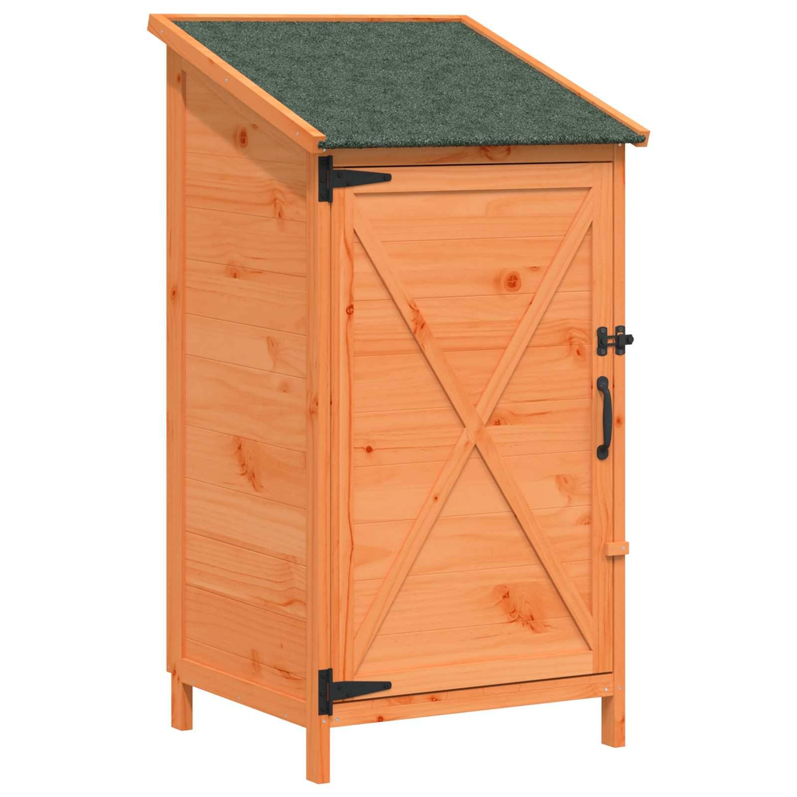 Vidaxl - Abri de jardin Marron 59,5 x 56 x 113,5 cm Bois de Sapin Massif vidaXL 42033471 - Image 2