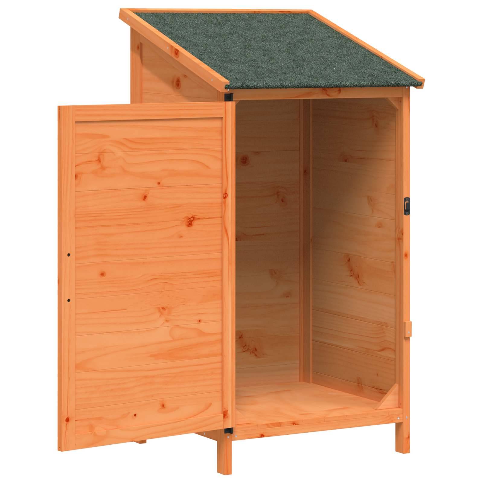 Vidaxl - Abri de jardin Marron 59,5 x 56 x 113,5 cm Bois de Sapin Massif vidaXL 42033471 - Image 5