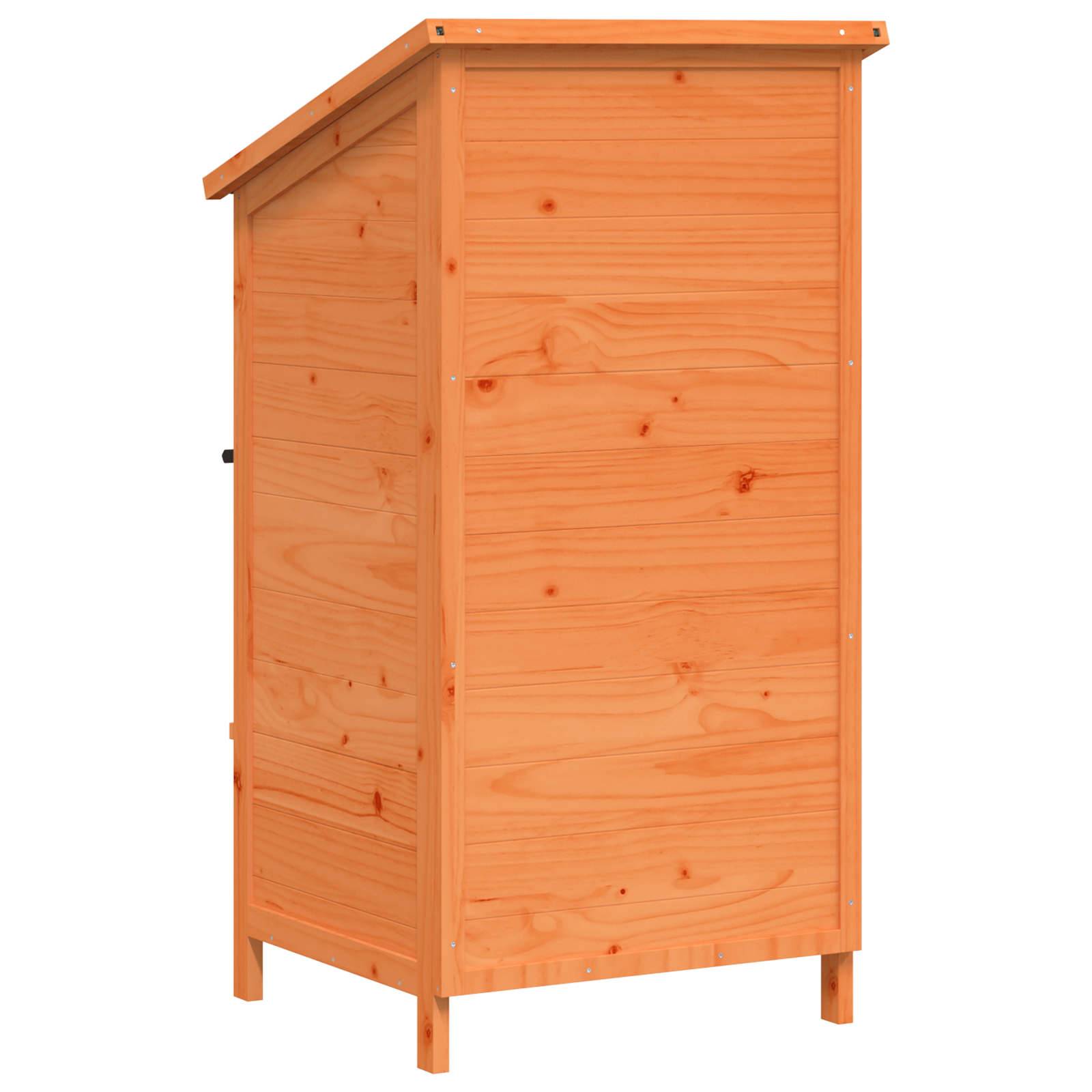 Vidaxl - Abri de jardin Marron 59,5 x 56 x 113,5 cm Bois de Sapin Massif vidaXL 42033471 - Image 8