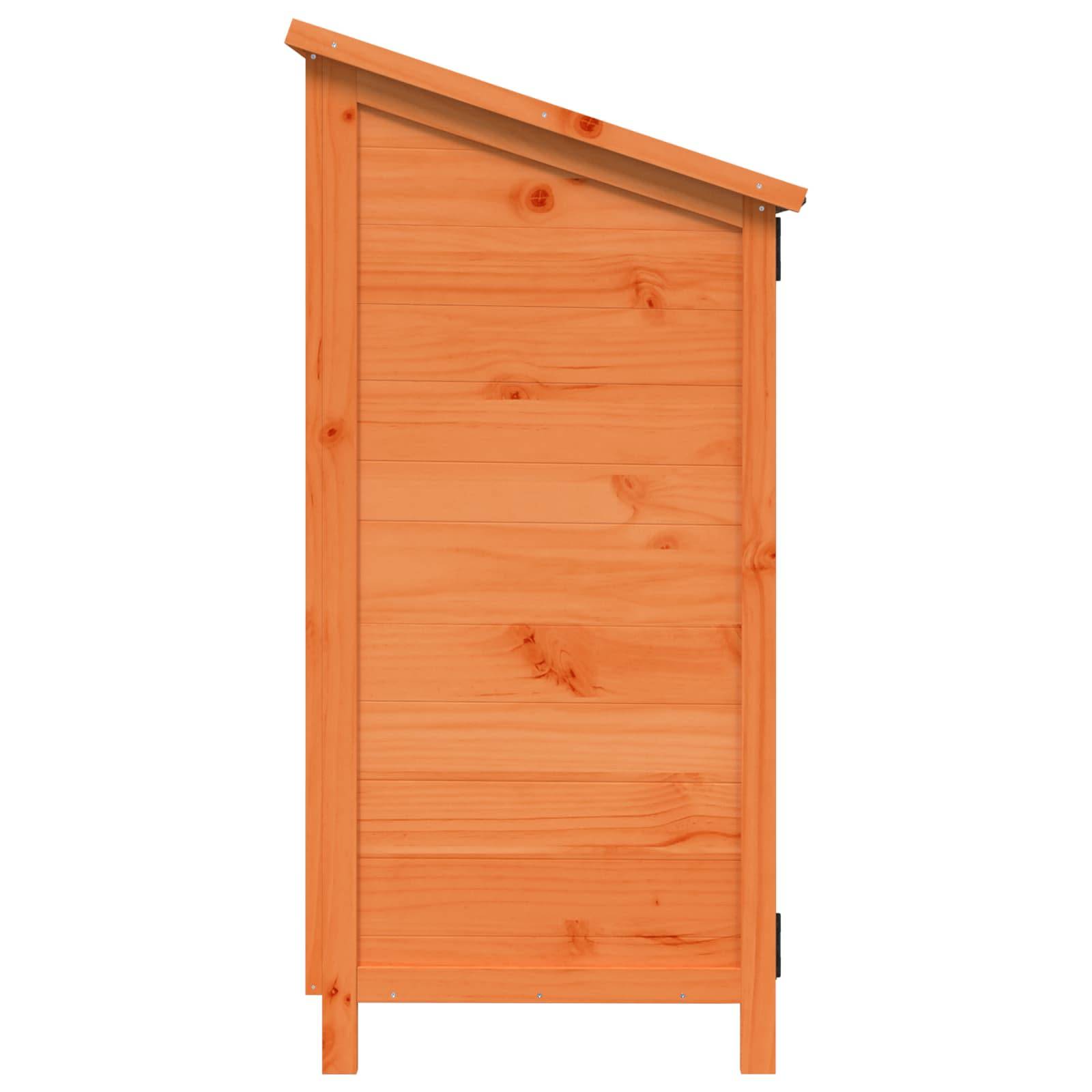 Vidaxl - Abri de jardin Marron 59,5 x 56 x 113,5 cm Bois de Sapin Massif vidaXL 42033471 - Image 7