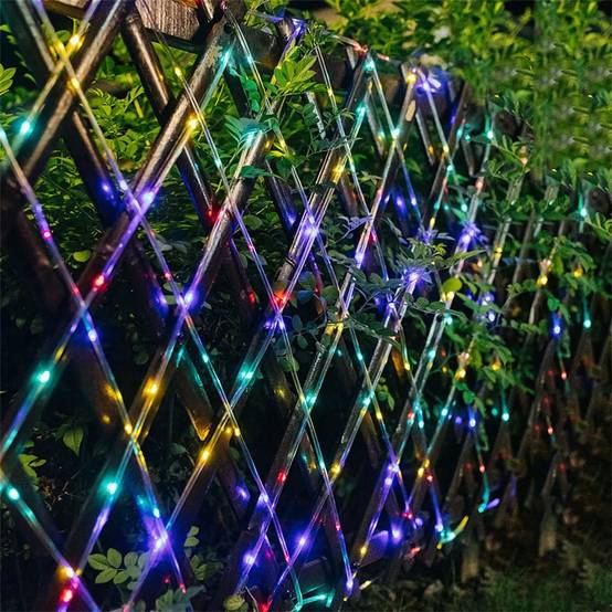 Guirlande Solaire Led En Fil De Cuivre, 2 Pièces, Étanche, Pour L'Extérieur, Éclairage D'Extérieur, Arbre De Noël, Jardin, 7M - Image 2