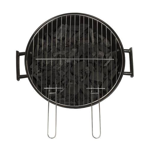 Livoo - Barbecue A Charbon - Livoo - Doc172k - ø41 Cm - Grille En Acier Chromé - Hauteur 69,5 Cm - Poignées - 2 Roues Crantées - Image 6