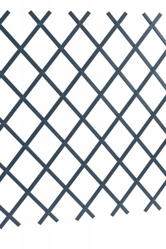 Jany France - Treillage JANY DECO pvc gris l.0.07 x H.1 x L.2 m - Image 1