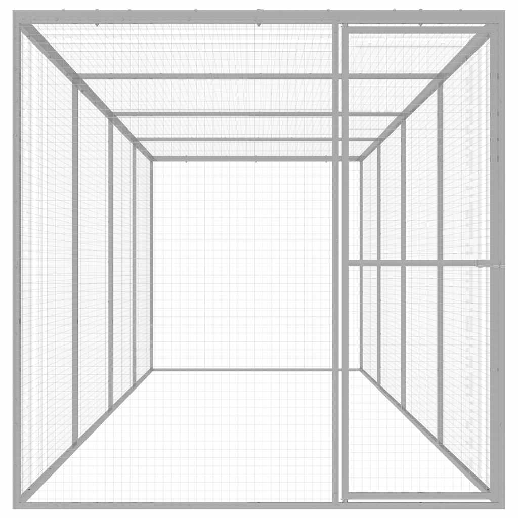 Vidaxl - Cage pour chat 6x1,5x1,5 m Acier galvanisé vidaXL 146359 - Image 2