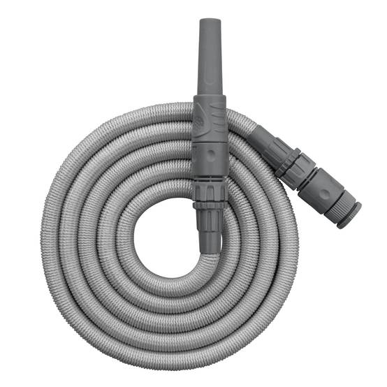 Jardibric - Jardibric - Tuyau Arrosage Extensible 2,5 à 7,5 m - Tuyau Jardin Rétractable Compact pour Balcon et Petit Jardin - Image 1