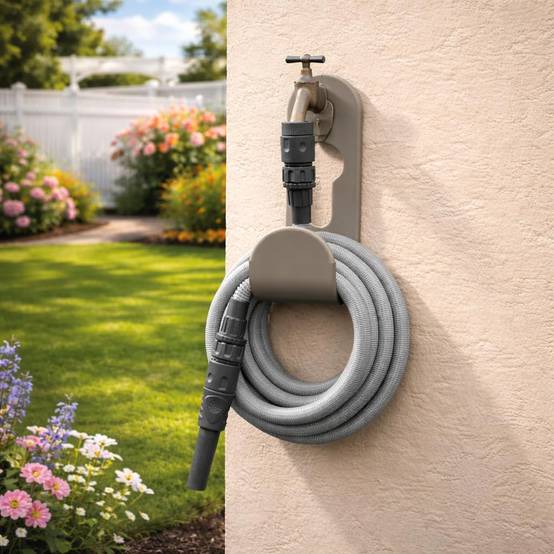 Jardibric - Jardibric - Tuyau Arrosage Extensible 2,5 à 7,5 m - Tuyau Jardin Rétractable Compact pour Balcon et Petit Jardin - Image 3