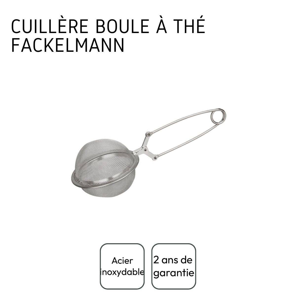 Boule à thé type pince à thé en inox 18,5 cm Fackelmann - Image 4