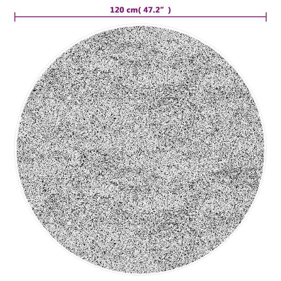 Tapis Rond Moderne Velours Lavable Antidérapant pour Chambre Ado ou Adulte Multicolore Ø 120 cm – ComfortXL Outdoor Living - Image 6