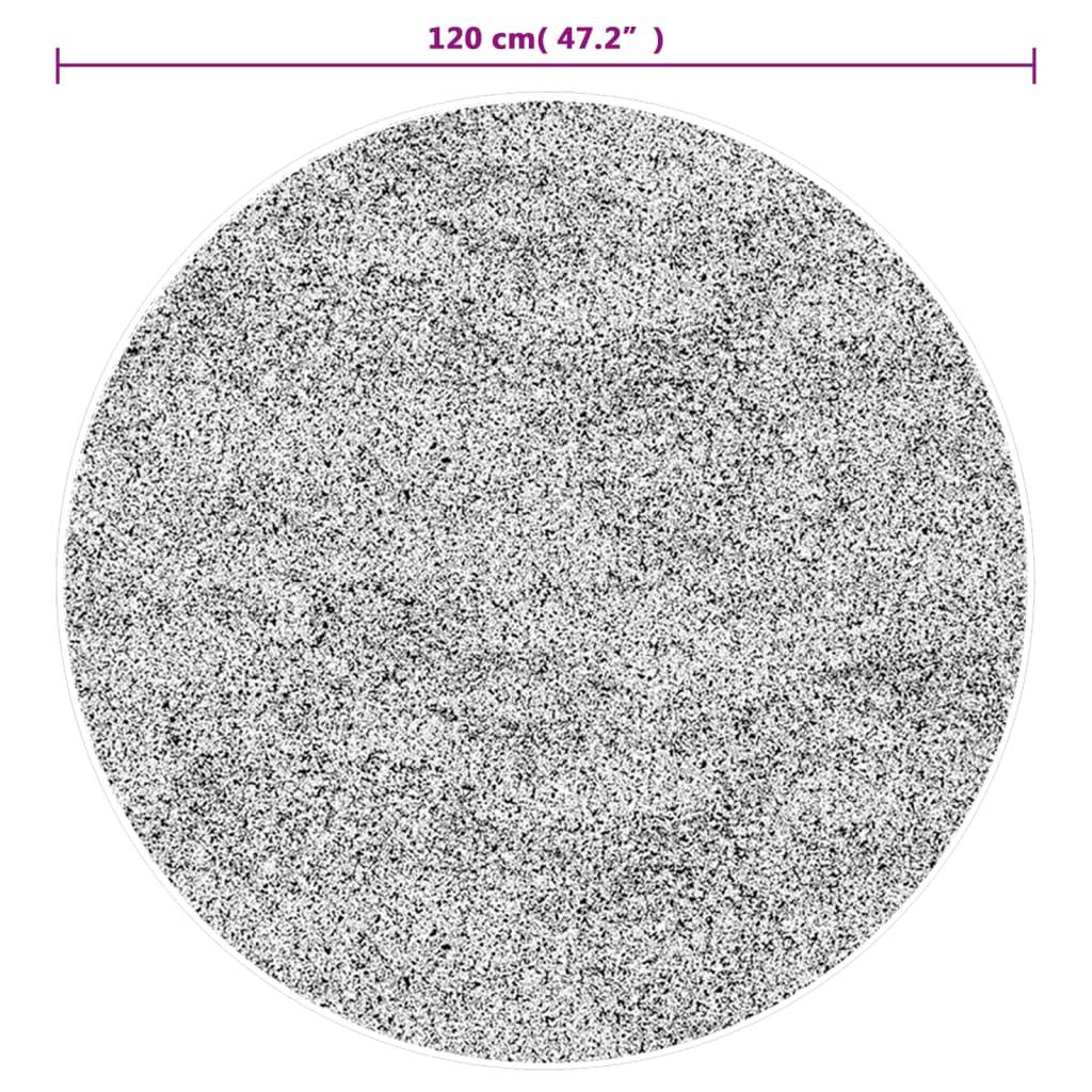 Tapis Rond Moderne Velours Lavable Antidérapant pour Chambre Ado ou Adulte Multicolore Ø 120 cm – ComfortXL Outdoor Living - Image 6