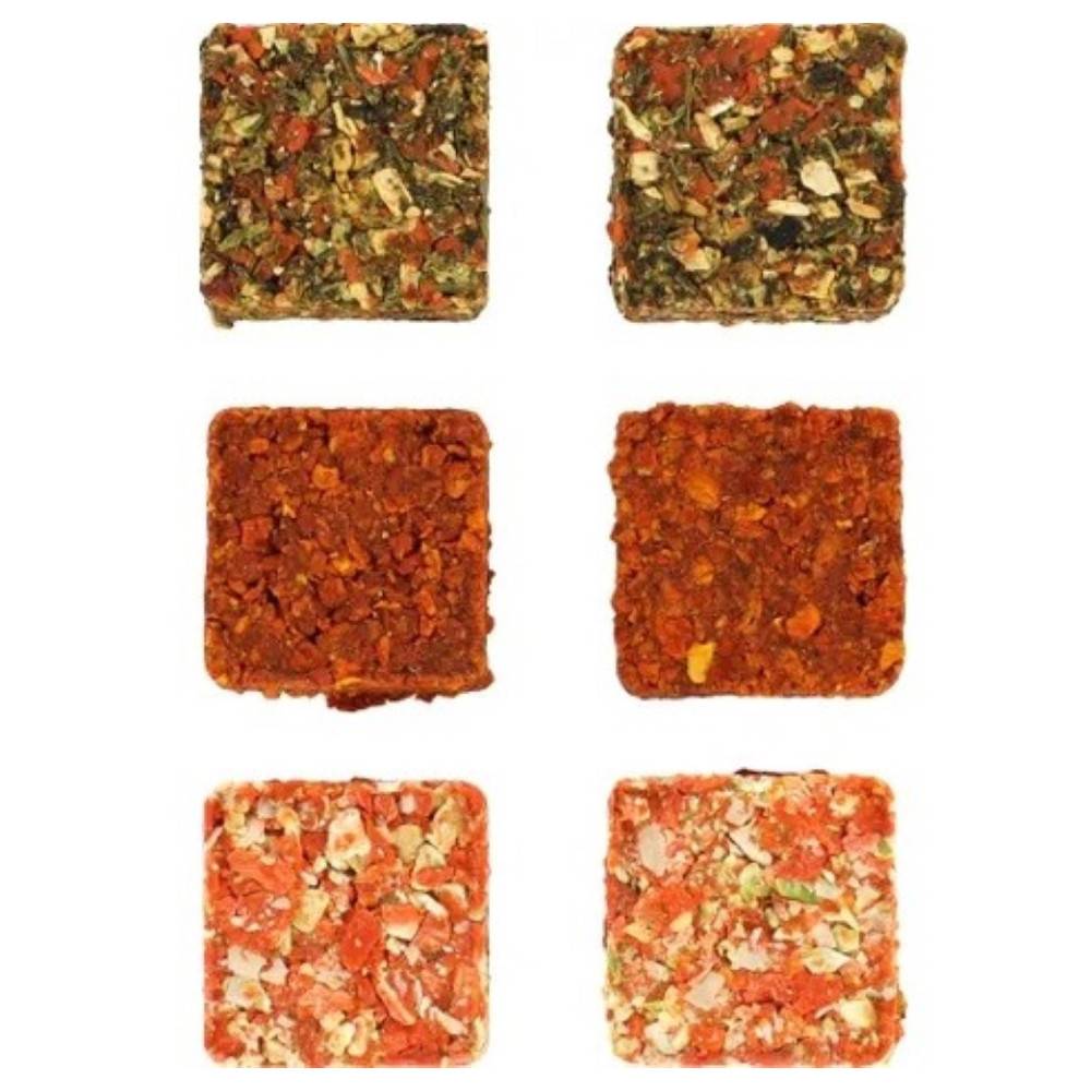 animallparadise - Trio friandises botte herbe, carotte, biscuit aux légumes, rongeur - Image 5