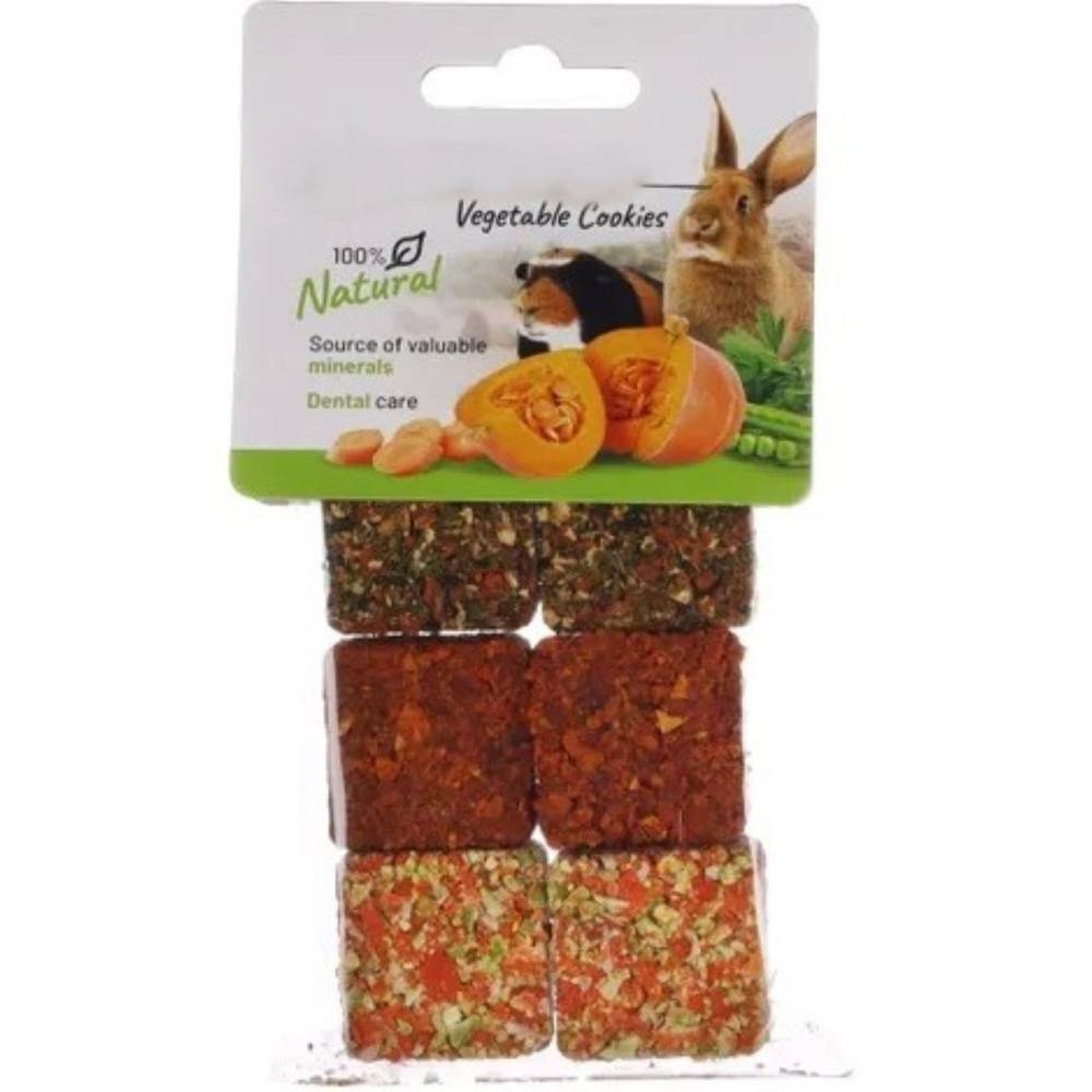 animallparadise - Trio friandises botte herbe, carotte, biscuit aux légumes, rongeur - Image 8