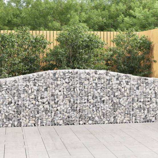 Vidaxl - Paniers à gabions arqués 15 pcs 400x30x80/100 cm Fer galvanisé vidaXL 3145822 - Image 1