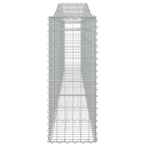 Vidaxl - Paniers à gabions arqués 15 pcs 400x30x80/100 cm Fer galvanisé vidaXL 3145822 - Image 6