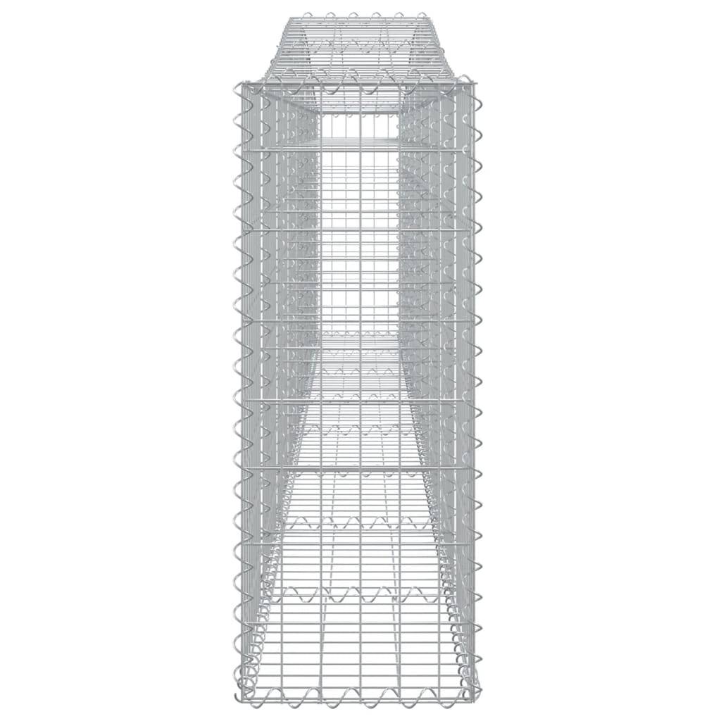 Vidaxl - Paniers à gabions arqués 15 pcs 400x30x80/100 cm Fer galvanisé vidaXL 3145822 - Image 6