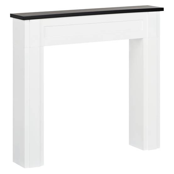 Habillage de cheminée MDF Blanc BAUDIN - Beliani - Image 3