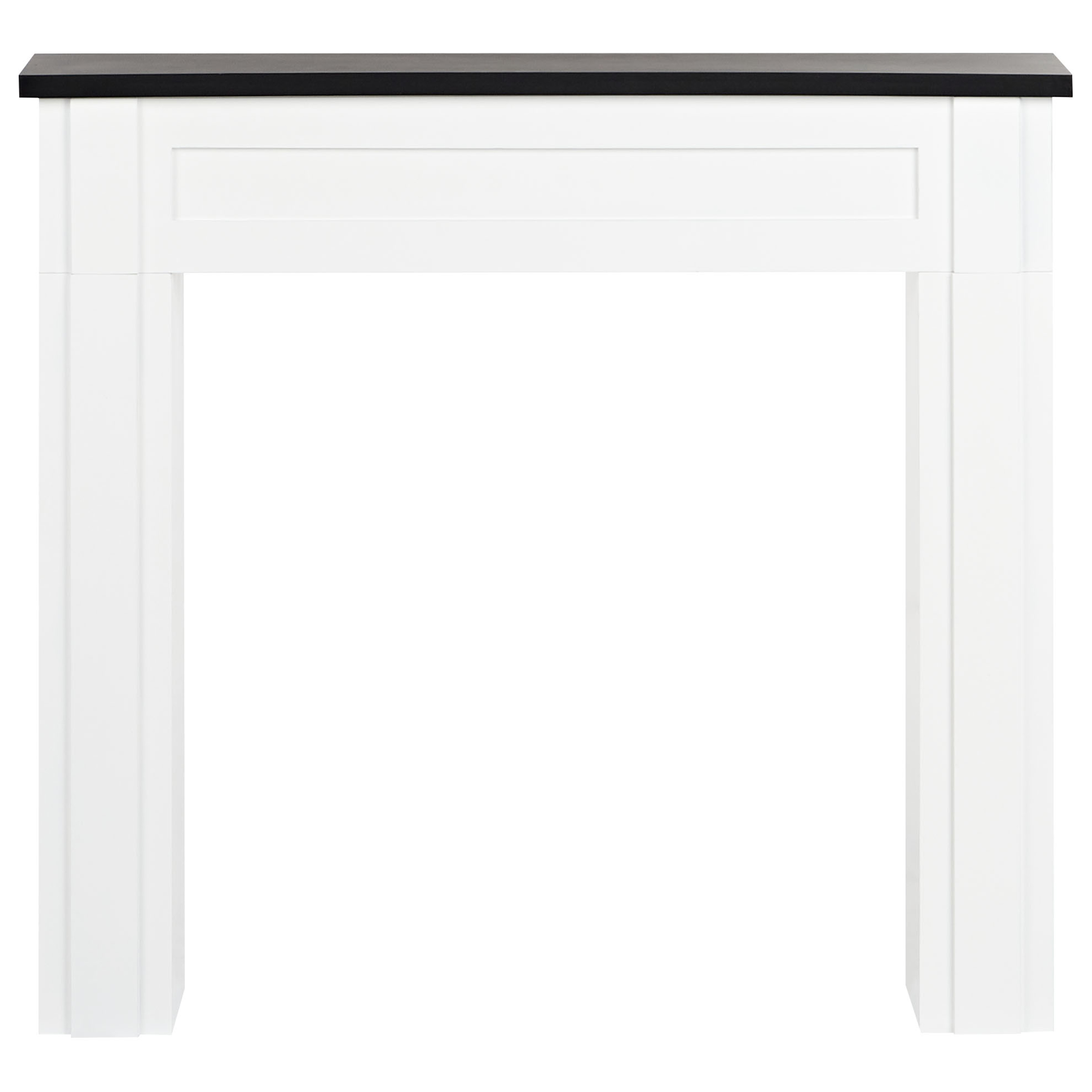 Habillage de cheminée MDF Blanc BAUDIN - Beliani - Image 1