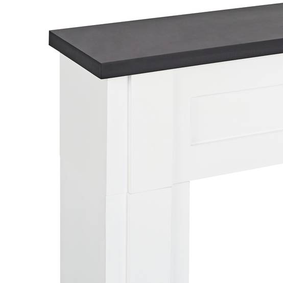 Habillage de cheminée MDF Blanc BAUDIN - Beliani - Image 5