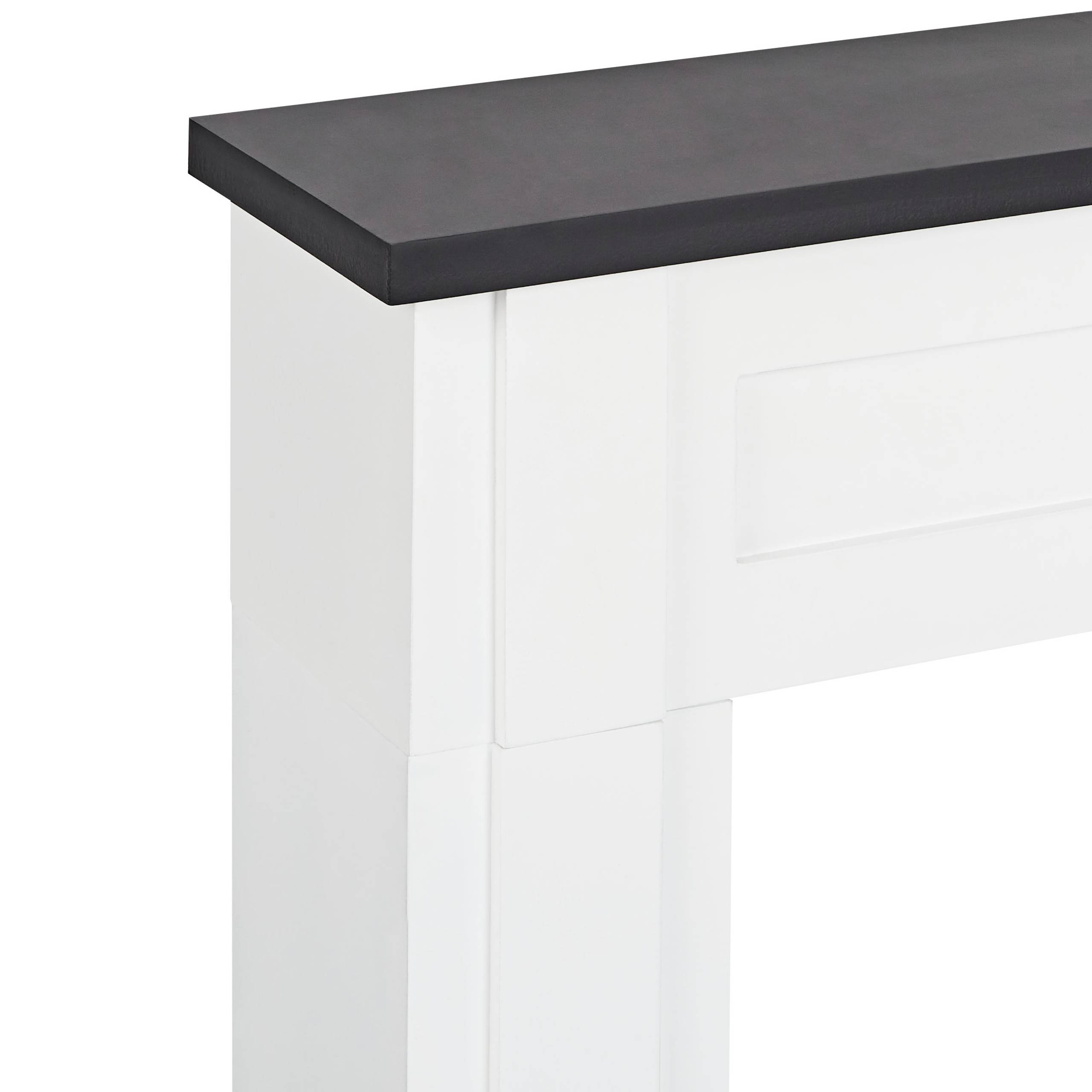 Habillage de cheminée MDF Blanc BAUDIN - Beliani - Image 5