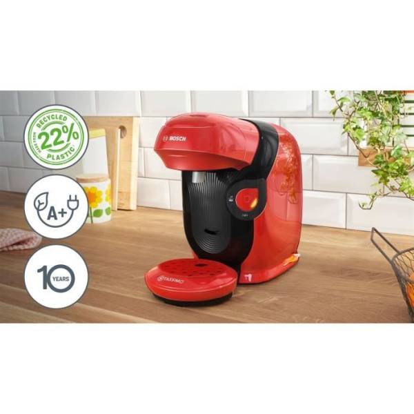 Bosch - Machine a Cafe  multi-boissons - BOSCH - TASSIMO - T11 Style rouge - 1400 W - Image 2