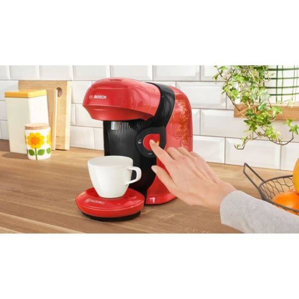 Bosch - Machine a Cafe  multi-boissons - BOSCH - TASSIMO - T11 Style rouge - 1400 W - Image 3