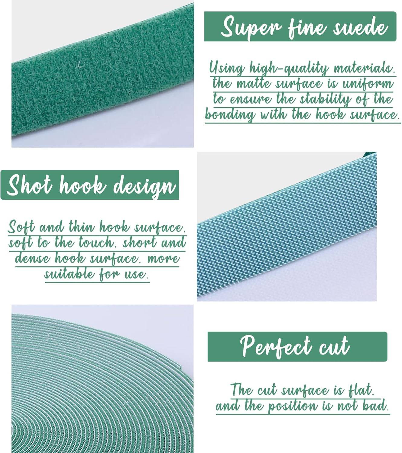 Paquet de 2 attaches pour plantes de jardin, rouleaux de ruban en nylon réutilisables pour plantes grimpantes-10mm x 5m-vert-Lytech - Image 5