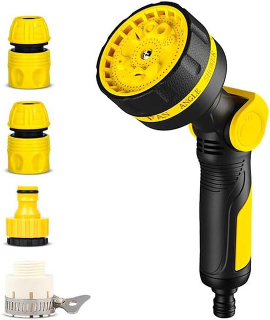 Arroseur,Pulvérisateur d'eau de pistolet de tuyau de jardin 10 Fonctions buse Multi - réglable(Accessoires pour+ pistolets à eau)-Lytech - Image 1