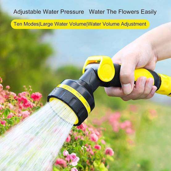 Arroseur,Pulvérisateur d'eau de pistolet de tuyau de jardin 10 Fonctions buse Multi - réglable(Accessoires pour+ pistolets à eau)-Lytech - Image 6
