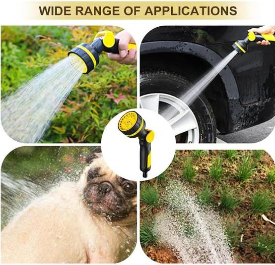 Arroseur,Pulvérisateur d'eau de pistolet de tuyau de jardin 10 Fonctions buse Multi - réglable(Accessoires pour+ pistolets à eau)-Lytech - Image 2