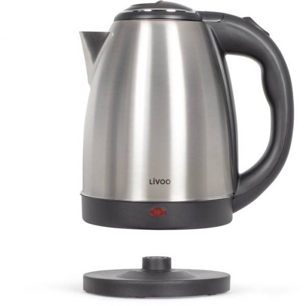Livoo - Bouilloire Electrique  - LIVOO - DOD207 - 1500 W - 1,8 L - Socle 360° - Acier inoxydable - Image 3