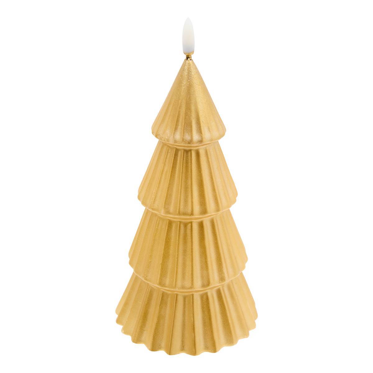 Feeric Christmas - Bougie LED sapin doré H. 20 cm - Feeric Lights & Christmas - Image 1