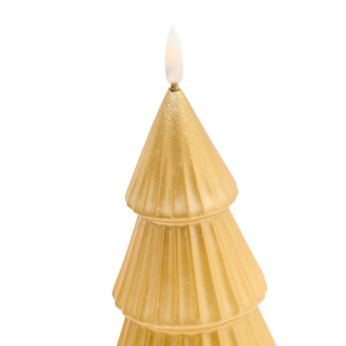 Feeric Christmas - Bougie LED sapin doré H. 20 cm - Feeric Lights & Christmas - Image 3