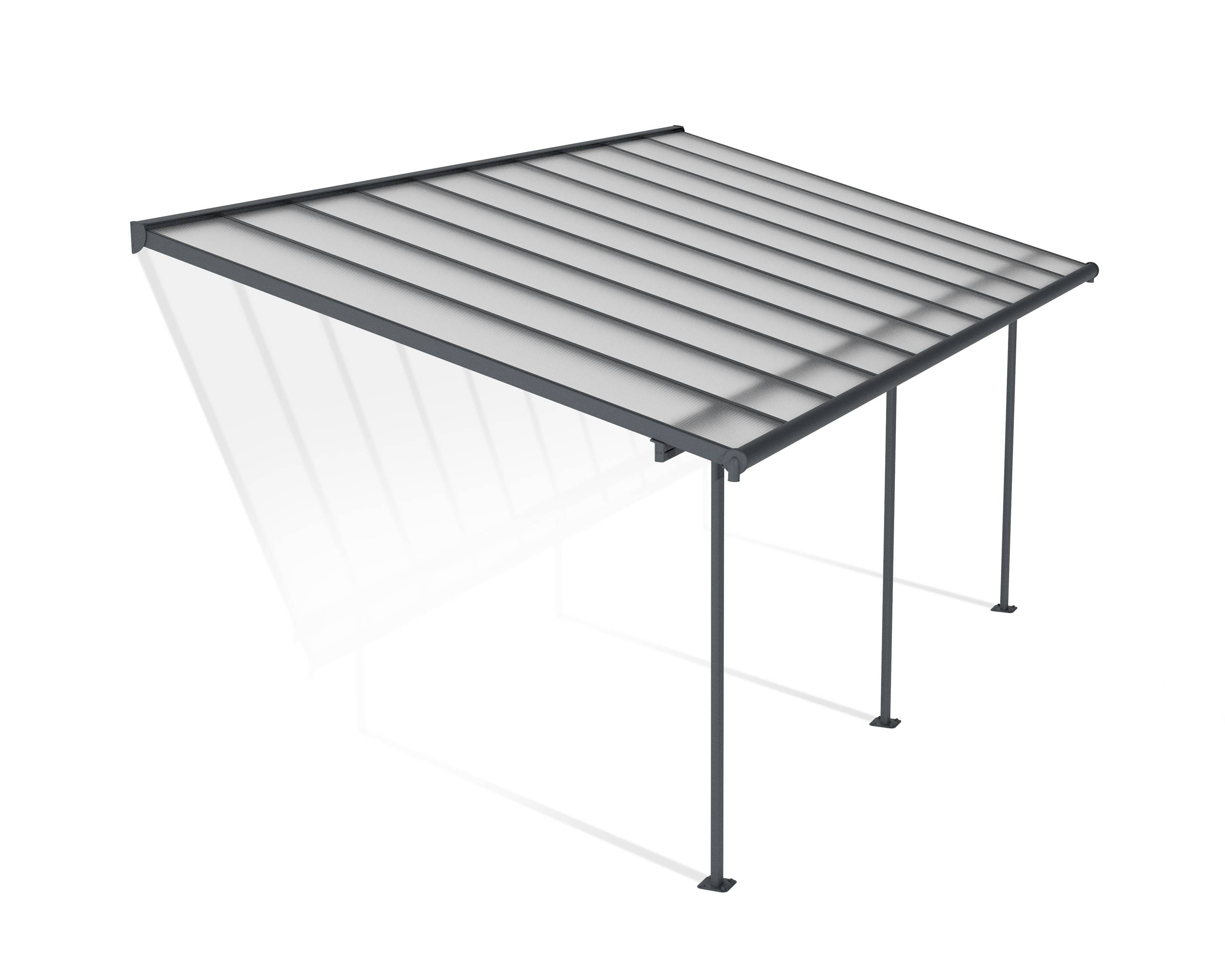 Canopia - Canopia Pergola Sierra 3X6,2 Grise - Image 1