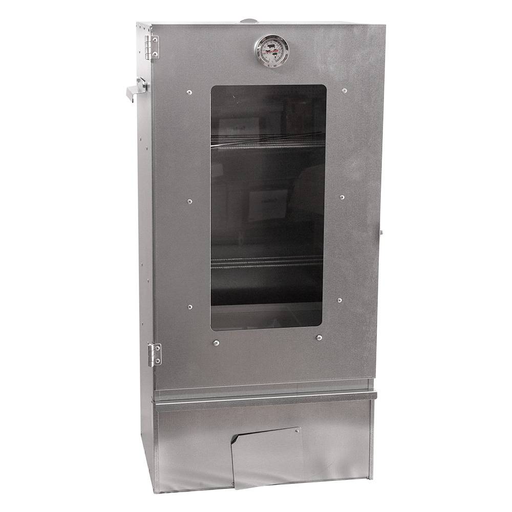 Ukal - Fumoir 3 niveaux avec porte vitrée, h 80 cm - Image 1